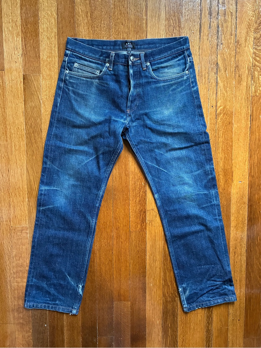 A.P.C. Straight-Leg Denim Jeans in Faded Indigo